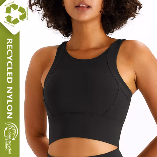 Premium Ultra Soft Woman Fitted Sleeveless Custom Tanktop Crop Top Sport Wear Blanks Clothing Available for ODM OEM Private Label