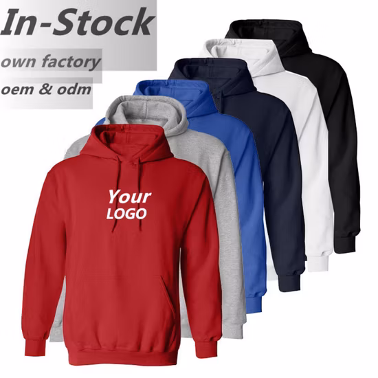 Wholesale Men Oversized Hoodie Custom Logo Sweatshirts Hoodies for Men Clothes Men&prime; S Pullover Tech Fleece Plain Cotton Hoodie Clothing