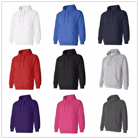 Wholesale Men Oversized Hoodie Custom Logo Sweatshirts Hoodies for Men Clothes Men&prime; S Pullover Tech Fleece Plain Cotton Hoodie Clothing