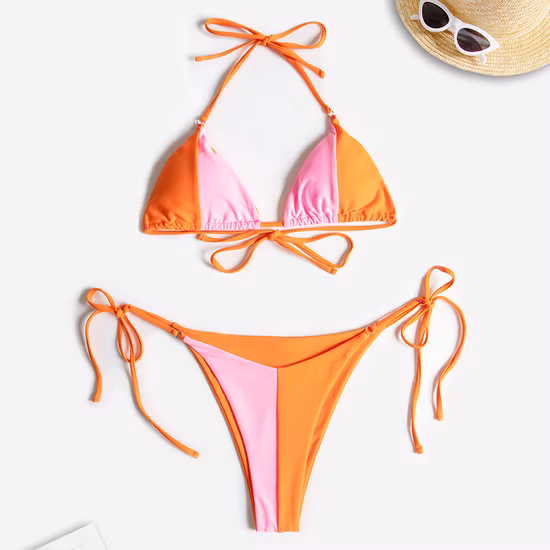 2023 Custom Teen Hot Sexy Bikini Young Girl Swimwear 2023 Bikini Set