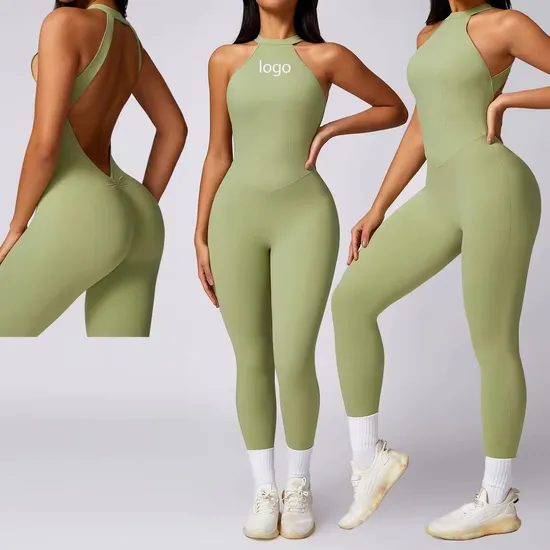 Women Sportswear One Piece Yoga Woman Clothes Running Tight Sport Romper Bodysuit Quick Drying Fitness Workout Yoga Jumpsuit 