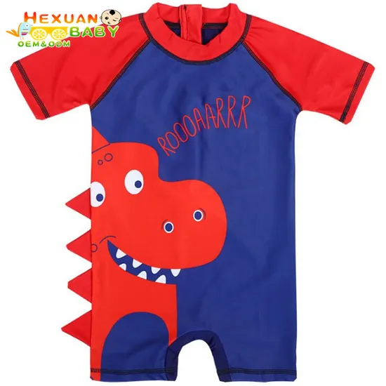 2025 Hot Sale Child Waterproof Swimsuit Cover up Kids Swimwear for Boys 