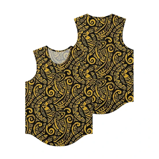 Wholesale Custom Cheap Men′s Summer Cool High Quality Sublimation Printing Tanktops 