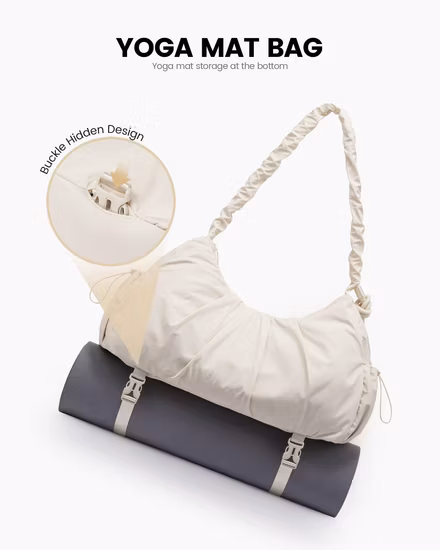 New Custom Women Gym Yoga Bags Water Resistant Yoga Mat Bag Travel