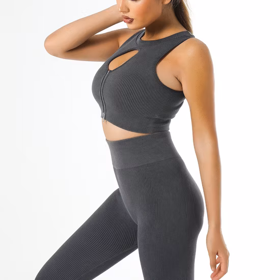 Best Selling Seamless Fitness Sportswear Set Workout Outfits Womens Gym Activewear