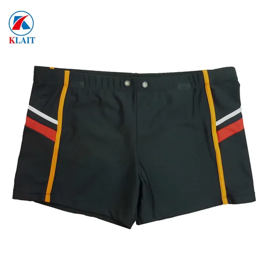 Own Design Men′s Boxer Blank Plain Nylon Swimwear 