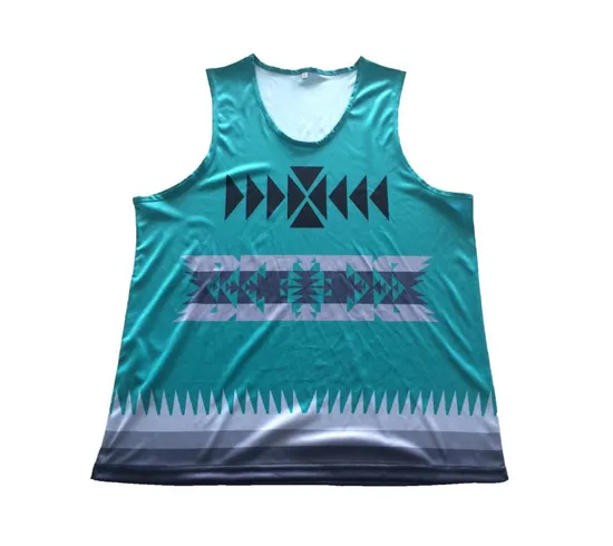 Free Design Custom Quick Dry Sports Singlet Sublimated Printed Tanktop 
