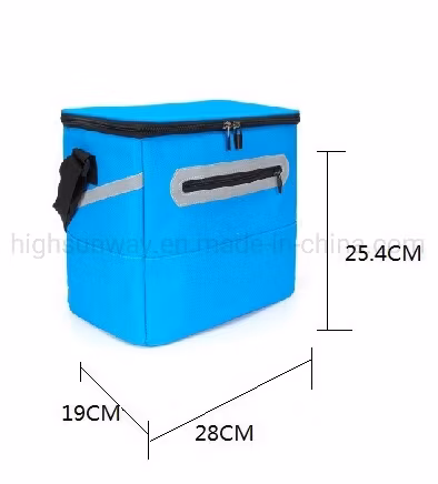 2020 Promotional Outdoor Food Picnic Insulated Lunch Cooler Bag with Reflective Strip