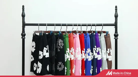 Guangzhou Luxury Clothes Supply Wholesale Dt Spider Ess Trendy Street Style Cotton Shorts 